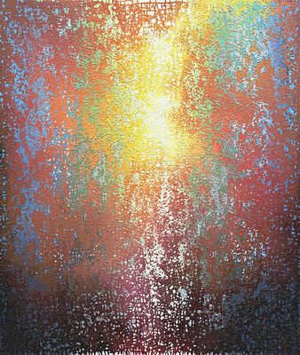 Heidi Thompson - Heidi Thompson, "Glorious Awakenings" acrylic painting on canvas. FMV of $4,500. F 