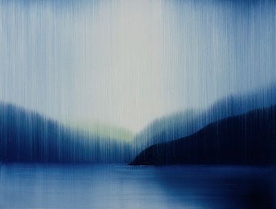 Gabrielle Strong - Gabrielle Strong. "Soft Landing". Oil on canvas, original painting. 24"H x