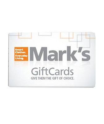 $25 Gift Card to Mark's Workwear World. "As a proud Canadian retailer since 1977, we’re all 