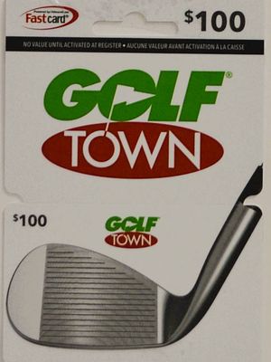 $100 Gift Card to Golf Town. Tee up the perfect opportunity with a $100 Golf Town gift 