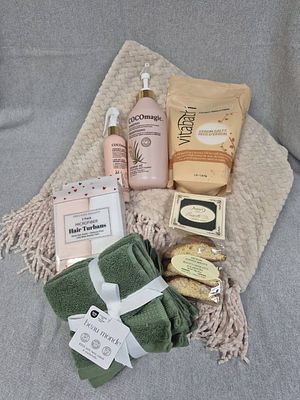 Personal Care Gift Basket. Fair Market Value $130. Unwind, relax, and indulge with this 