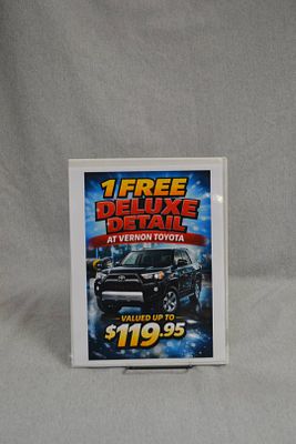 Vernon Toyota Deluxe Detail. Fair Market Value $119.95. Treat your vehicle to a professional 