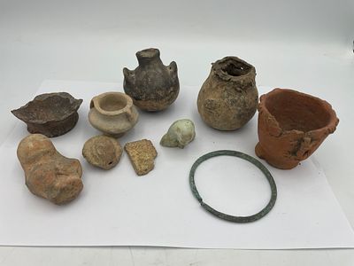 לוט פריטים ארכיאולגים לא ידוע תקופה