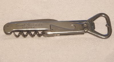 פותחן יין מלצרים מיקצועי שנות השישים גרנד מרנייר ליקר, פלדה , תוצרת צרפת דיפוס, כולל ראש 