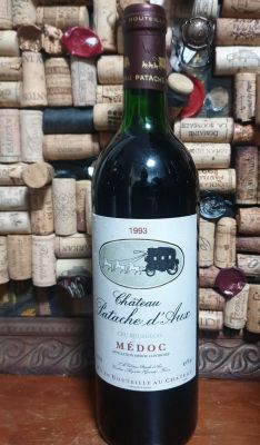 1993 שאטו פתח דה אוקס מדוק בורגוניז. Ch. Patache d'Aux
שמור ובדוק, נמכר במכירה מספר 1 , טרם 