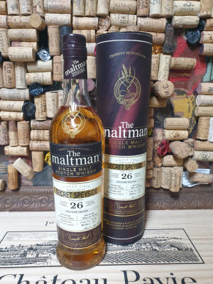 The Maltman1993 Single Malt Scoth Whisky Single Cask Bourbon Secret Speyside 26YO