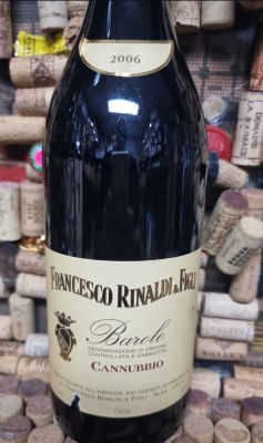 פרנסיסקו רינרלדי אנד פידג' ברולו מכרם קנובי מגנום 2006 שמור מיקצועי תקין באחריותי