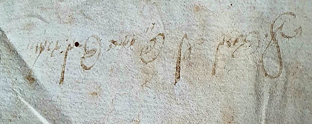 רב אלפס על מסכת פסחים. שנות הת"ק. עותק חסר. חתימה עתיקה בכתב יד.