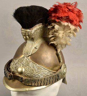 French Gendarmerie helmet pattern 1912. Helm M 1912 berittene Gendarmerie Frankreich#, Glocke 