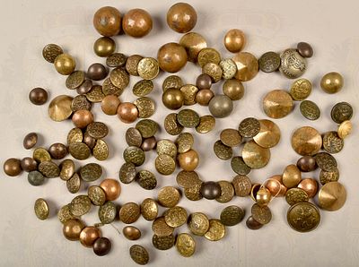 118 international uniform buttons. 118 Uniformkn&ouml;pfe International#, f&uuml;r Waffenr&ouml;cke u. 