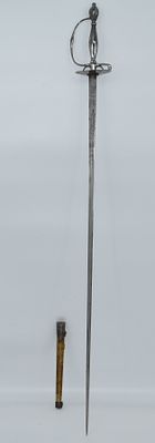 Gala Saber about 1820. Galadegen um 1820, England?, Frankreich?, im Stil d. 18. Jh., polierte 