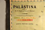 Big map Palestine 1949. Grosse Landkarte Pal&auml;stina 1949, v. Haak/Burbach, Perhes-Verlag Gotha Image - 1