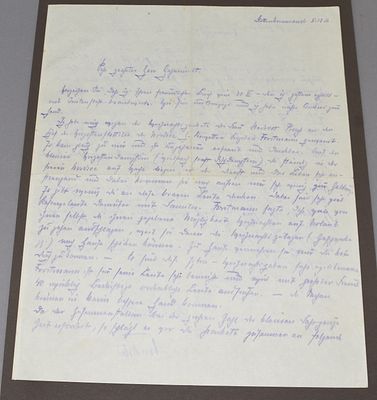 Autograph Admiral Adolf von Trotha. Adolf von Trotha, Admiral (1868-1940), autograph 