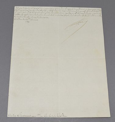Autograph Prussian King Frederic the Great. Frederick the Great, King of Prussia (1712-1786) 