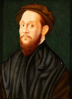 Artista tedesco, XVI secolo - Oil on panel cm. 20,5x15,5. Framed 
Provenance: 
Private 