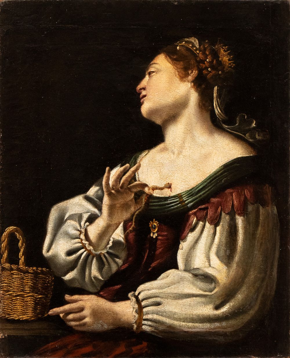 Artemisia Gentileschi (Roma, 1593 - Napoli, 1653) Sphere of - Oil on canvas 
cm. 82,5x67 