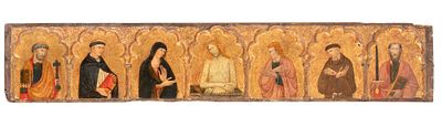 Francesco di Antonio da Ancona Attributed to - Tempera and gold ground on panel cm. 215x40 The 