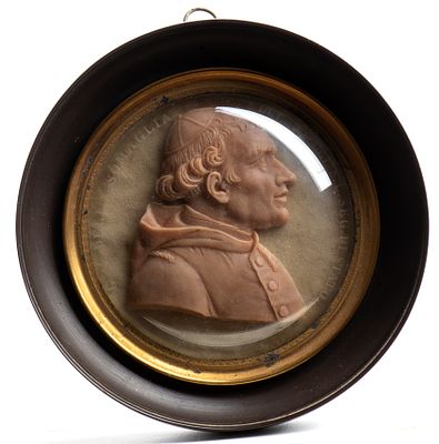 Ritratto di G. M. della Somaglia Decano del S. C. Seg. de Stato, 1823. Ritratto in cera. 