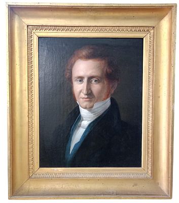 Ferdinando Cavalleri (1794 - 1867) Attributed to - Olio su tela, 38 x 48 cm. Con cornicre coeva 