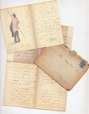 FILIPPO DE PISIS (Ferrara, 1896 - Brugherio, 1956) - diretta ad Antonietta Maria Bessone Aurelj 