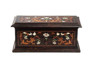 LEONARDO VAN DER VINNE Sphere of - Height x width x depth: 16 x 34 x 15 cm. Walnut veneer and 