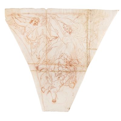 San Marco | San Matteo, da Nicolas Dorigny da Domenichino. Sanguigna e matita su carta vergata 
