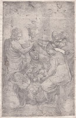 Andrea Meldolla, detto Schiavone (1563) - Acquaforte, 342 &times; 220 mm. III su 3 (vedi British Museum 