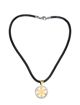 BULGARI - Featuring a snowflake design in 18k yellow gold, set within a steel frame. Signed 