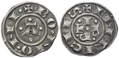 BOLOGNA. Repubblica. Monetazione a nome di Enrico VI Imperatore (1191-1336). Bolognino grosso 