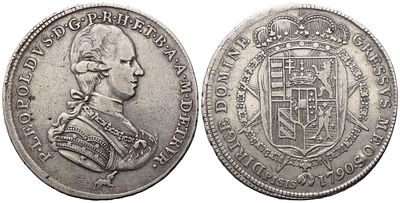 FIRENZE. Granducato di Toscana. Pietro Leopoldo I d'Asburgo Lorena (1765-1790). Francescone 