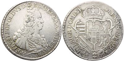 FIRENZE. Granducato di Toscana. Pietro Leopoldo I d'Asburgo Lorena (1765-1790). Francescone 