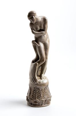 PIETRO MELANDRI (Faenza 1885 - 1976), Leda and the Swan, 1960s - PIETRO MELANDRI (Faenza 1885 - 