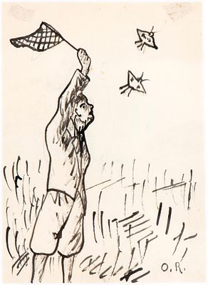 OTTONE ROSAI (Firenze 1895 - Ivrea 1957), La farfalla letteraria, 1930 - OTTONE ROSAI (Firenze 