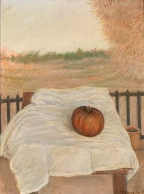 RICCARDO FRANCALANCIA (Assisi 1886 - Roma 1965), Solitudine, 1958 - RICCARDO FRANCALANCIA (Assisi 