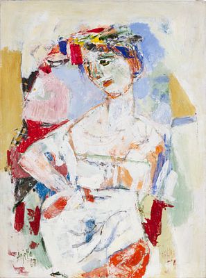 GUIDO PAJETTA (Monza 1898 - Milano 1987), Donna con la mano sul fianco, 1967 - GUIDO PAJETTA 