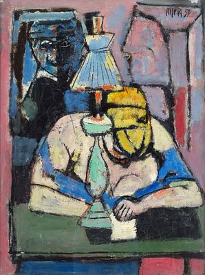 GUIDO PAJETTA (Monza 1898 - Milano 1987), Lettera notturna, 1959 - GUIDO PAJETTA (Monza 1898 - 