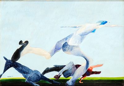 ENNIO CALABRIA (Tripoli 1937 - Roma 2024), Studio per una fuga, 1973 - ENNIO CALABRIA (Tripoli 