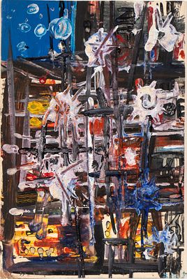 EMILIO VEDOVA (Venezia 1916 - 2006)
, Untited, 1956 - EMILIO VEDOVA (Venezia 1916 - 2006) Untited 