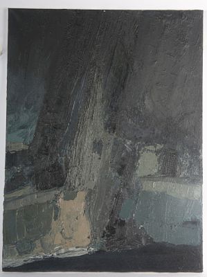 CLAUDIO CARLI (1947 - 2021) - Olio su tela 80 X 60 cm firmato e datato al retro. Stato di 