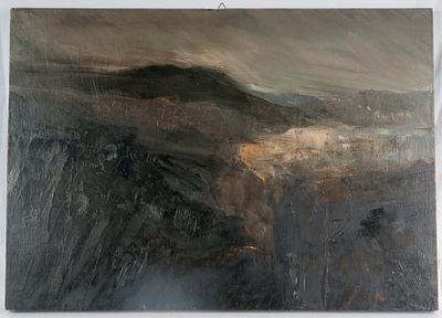 CLAUDIO CARLI (1947 - 2021) - Olio su tavola 50 x 70 cm firmato e datato al retro. Stato di 