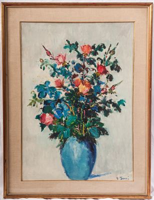 GIUSEPPE SUCCI (Bagnocavallo, 1914) - Olio su tela 70 x 50 cm in cornice, firmato. 
Stato di 