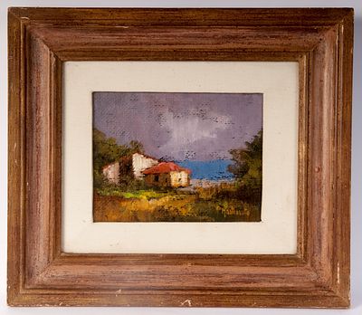 ADOLFO MASTROVITO - Olio su tela 18 x 24 cm firmato in cornice. Stato di conservazione: buono