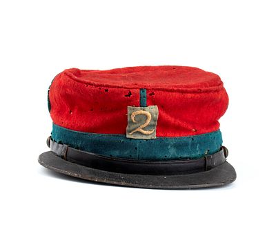 Italia, Regno, berretto da garibaldino, terzo quarto XIX sec. Bellissimo berretto in lana rossa 