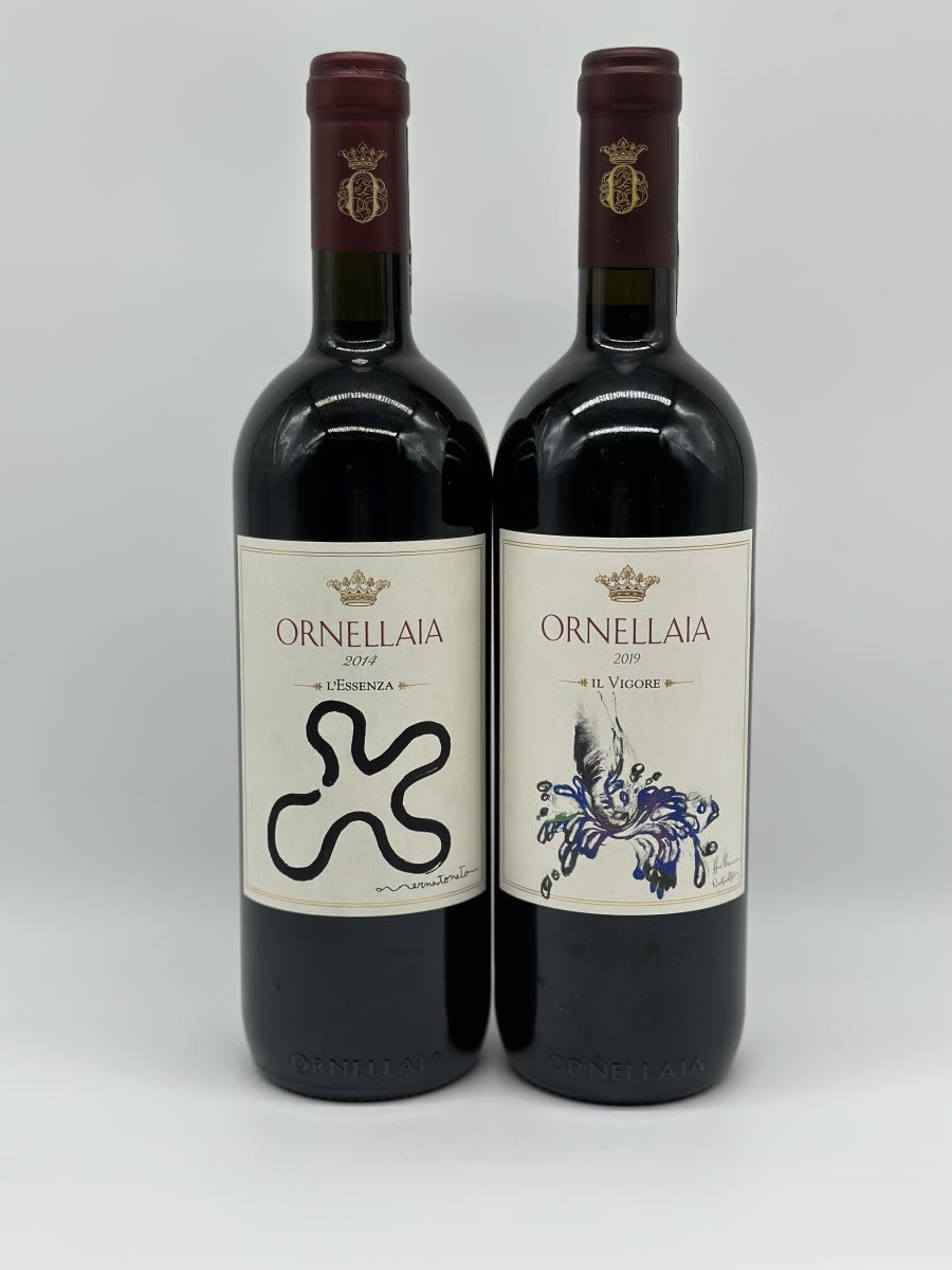 Tenuta dell'Ornellaia Bolgheri Superiore, Ornellaia 
Tuscany, Ornellaia DOC, artist labels - 2 