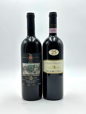 Benanti, Serra della Contessa Etna - Arnaldo Caprai, Sagrantino di Montefalco 25 anniversario, 2005