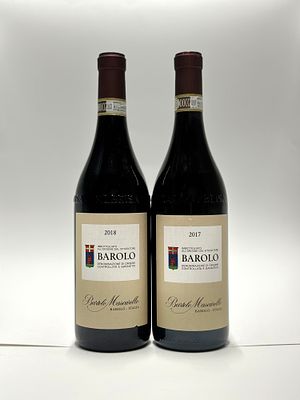 Bartolo Mascarello, Barolo, 2017-2018. Italia-Piemonte 0,75 Piemonte, Barolo DOC - 2 bottiglie 