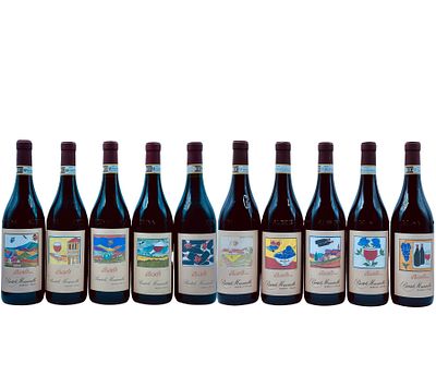 Bartolo Mascarello, Barolo Artist Label Verticale, 2010…2019. Italia-Piemonte 0,75 
Piemonte 