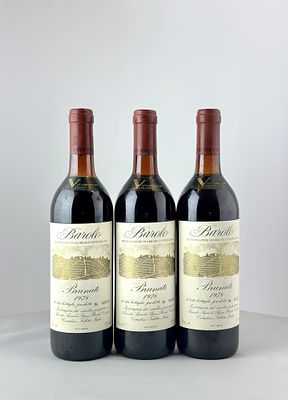 Ceretto, Barolo Brunate, 1978. Italia-Piemonte 0,75 Piemonte, Barolo DOCG - 3 bottiglie (bt) 