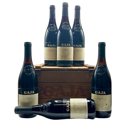 Gaja, Barbaresco, 1983. Italia-Piemonte 0,75 Piemonte, Barbaresco DOCG - 6 bottiglia (bt) 