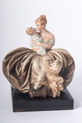 GUIDO CACCIAPUOTI (Napoli , 1892 - Milano, 1953) - 20 x 13 x 13 cm full-round sculpture in 